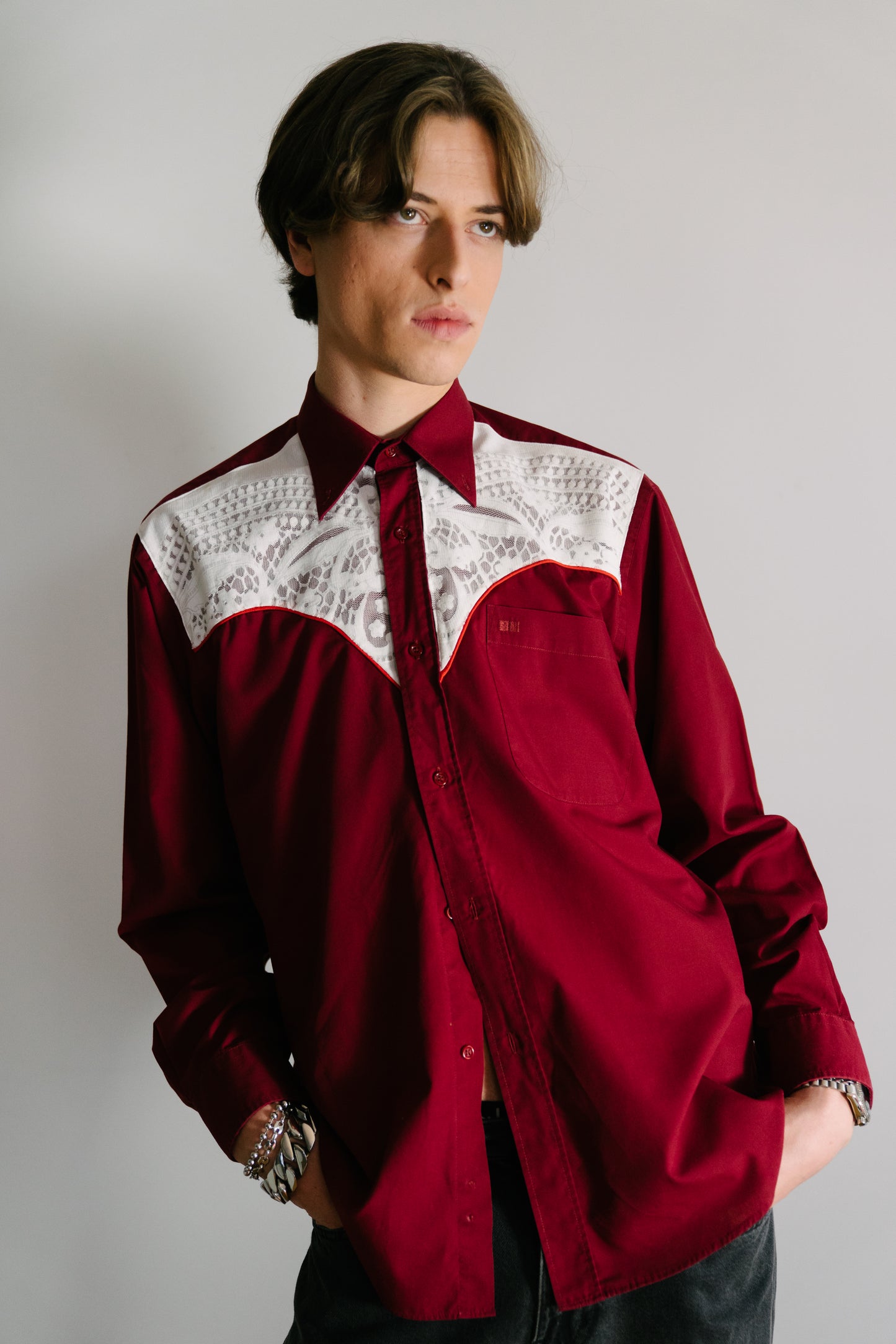 La chemise Dolly en rouge