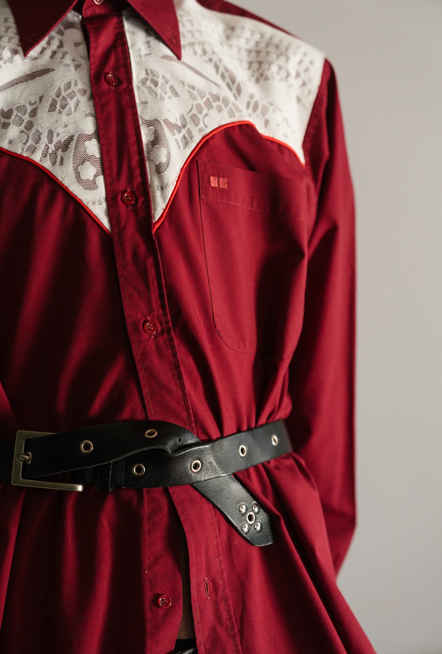 La chemise Dolly en rouge