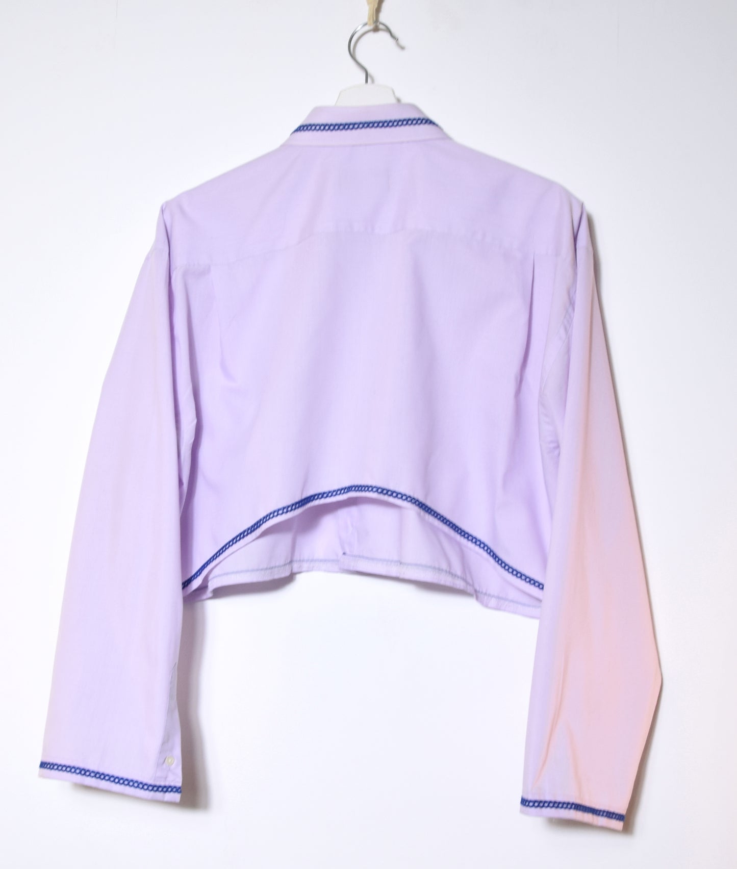 La chemise Honey lilas et bleu