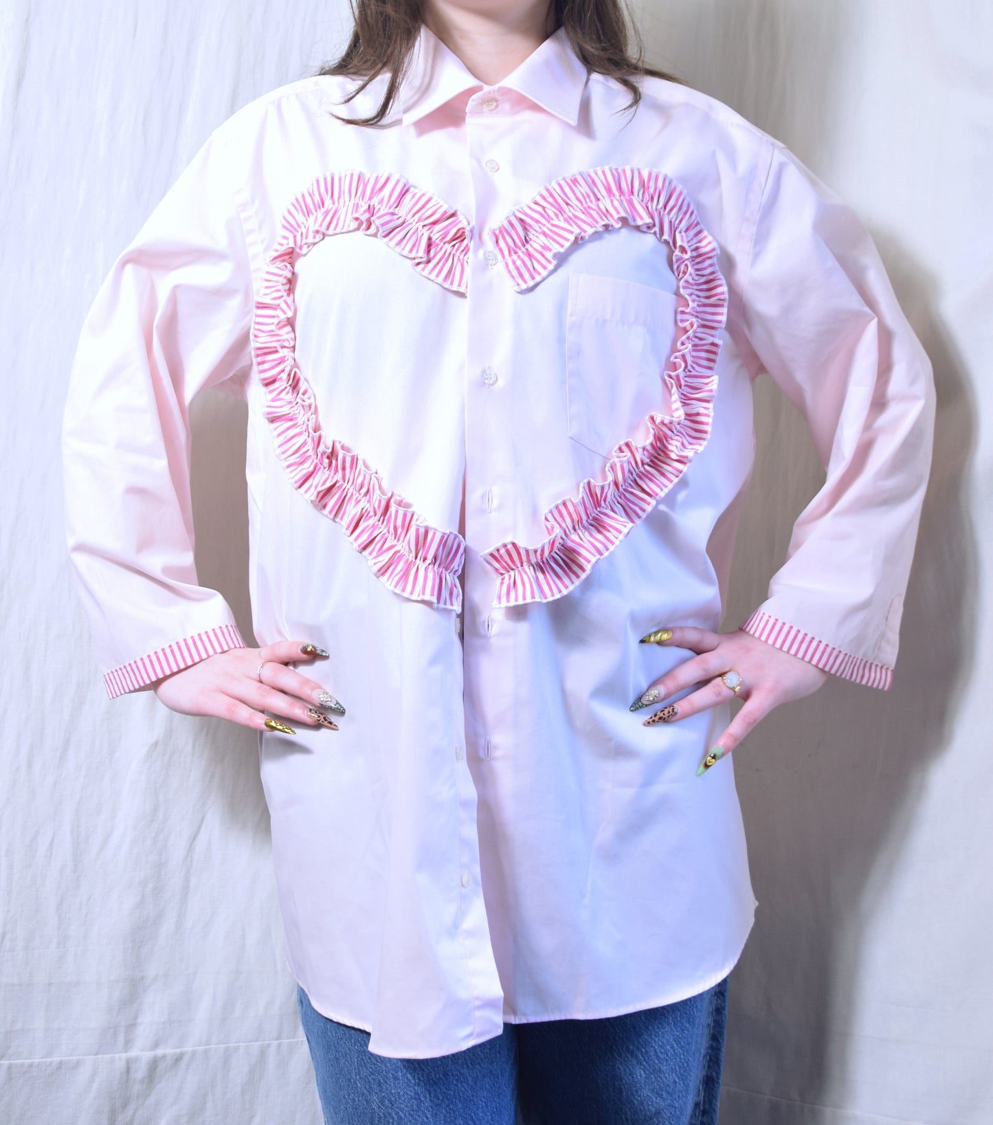 The Habi shirt in pink