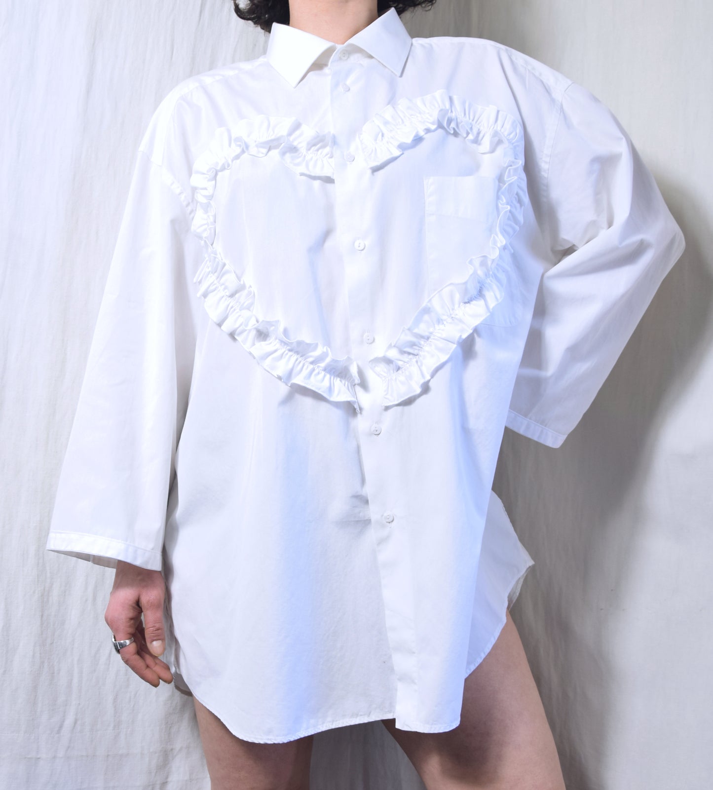 The Habi shirt/dress in white