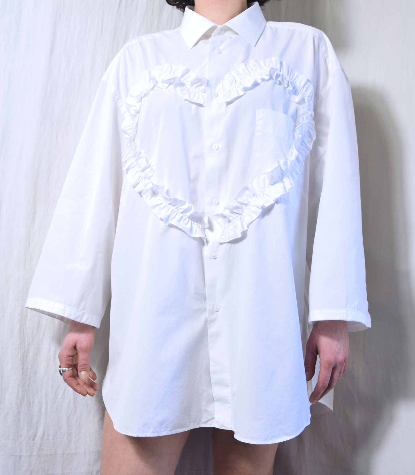 The Habi shirt/dress in white