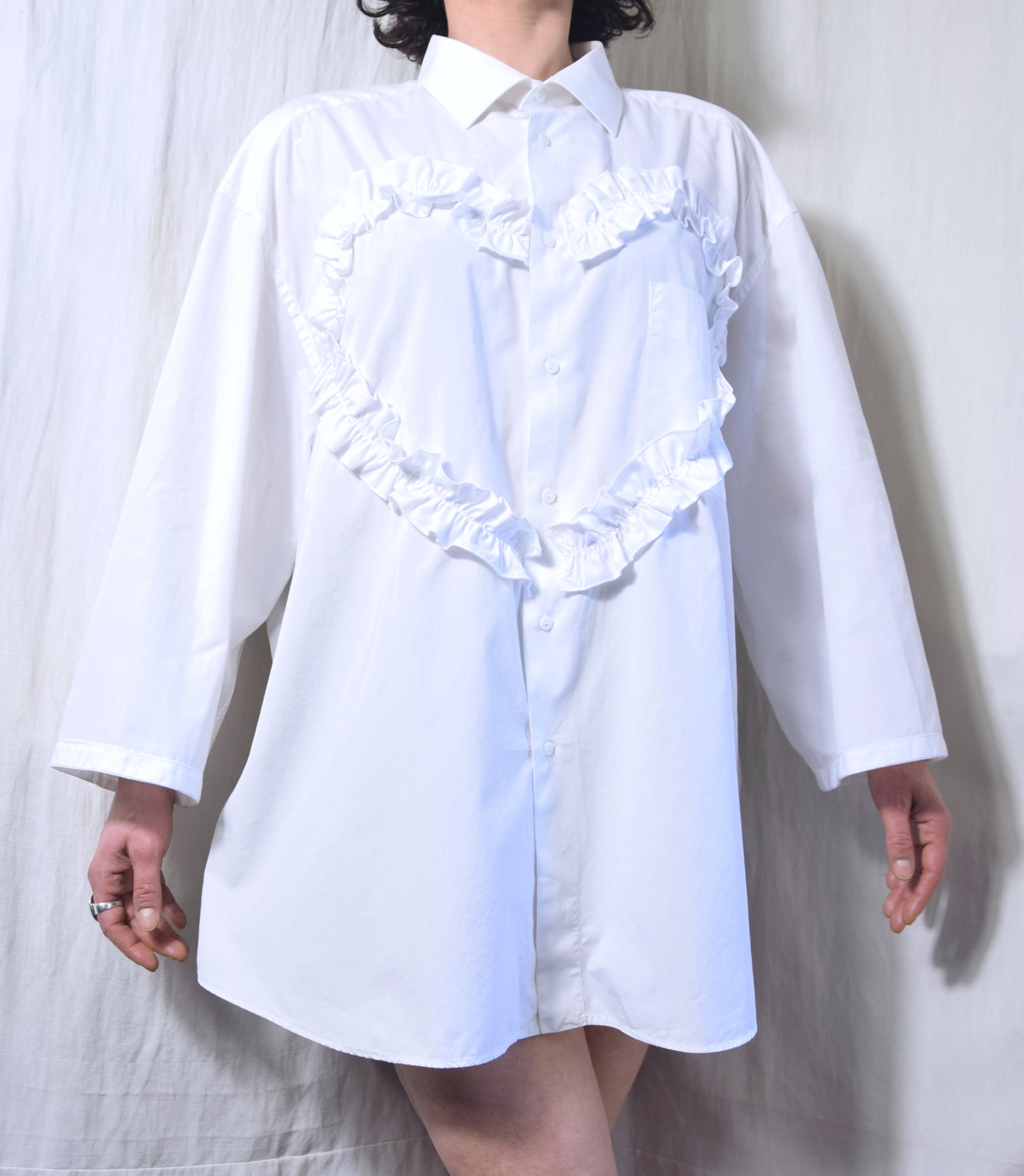 The Habi shirt/dress in white