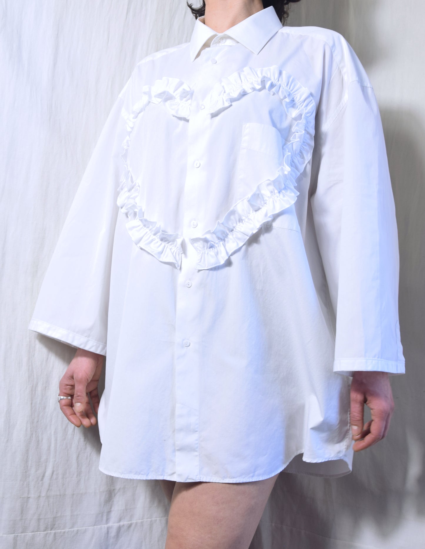 The Habi shirt/dress in white