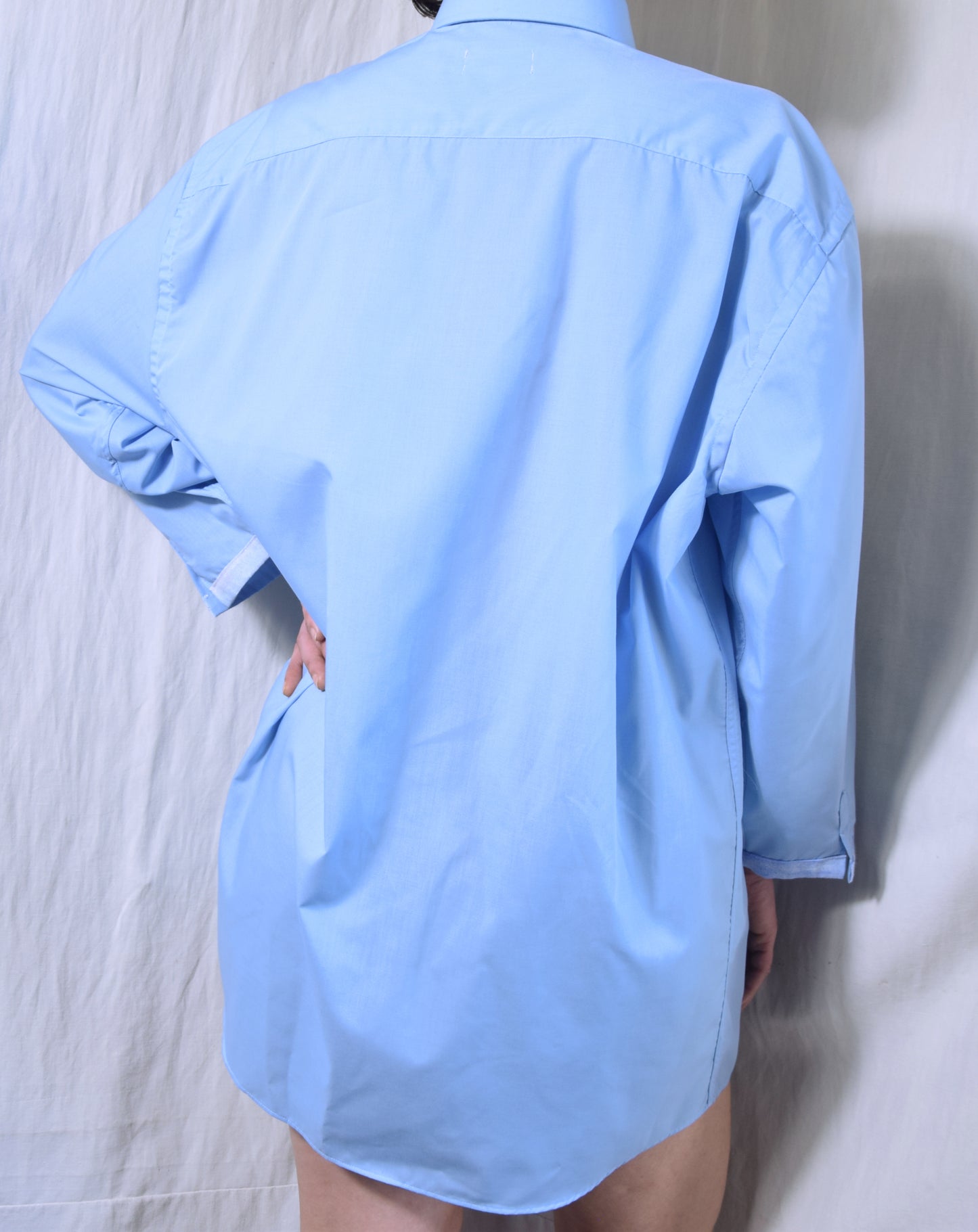 The Habi shirt/dress in blue