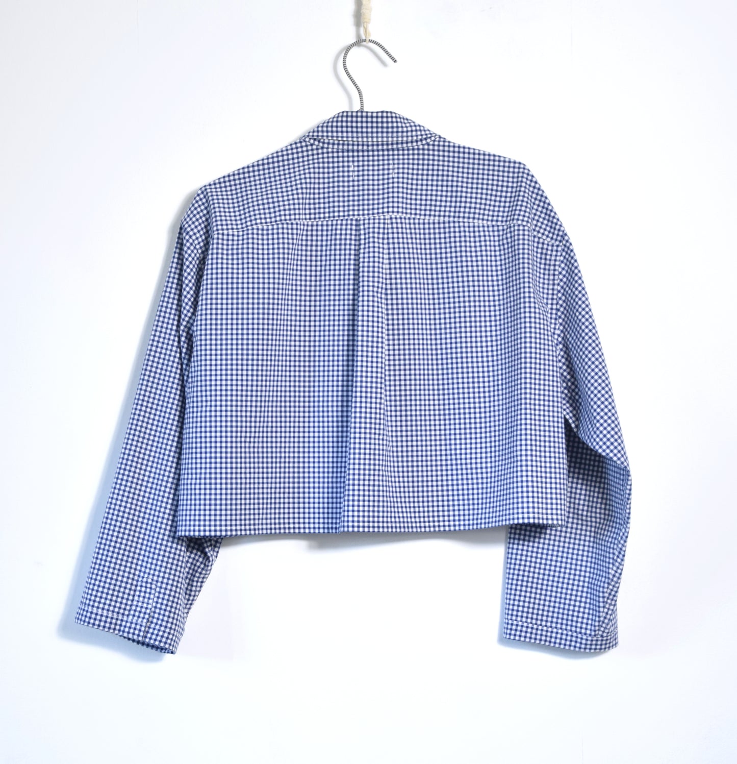 The Habi shirt in blue and white