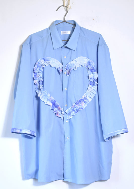 The Habi shirt/dress in blue