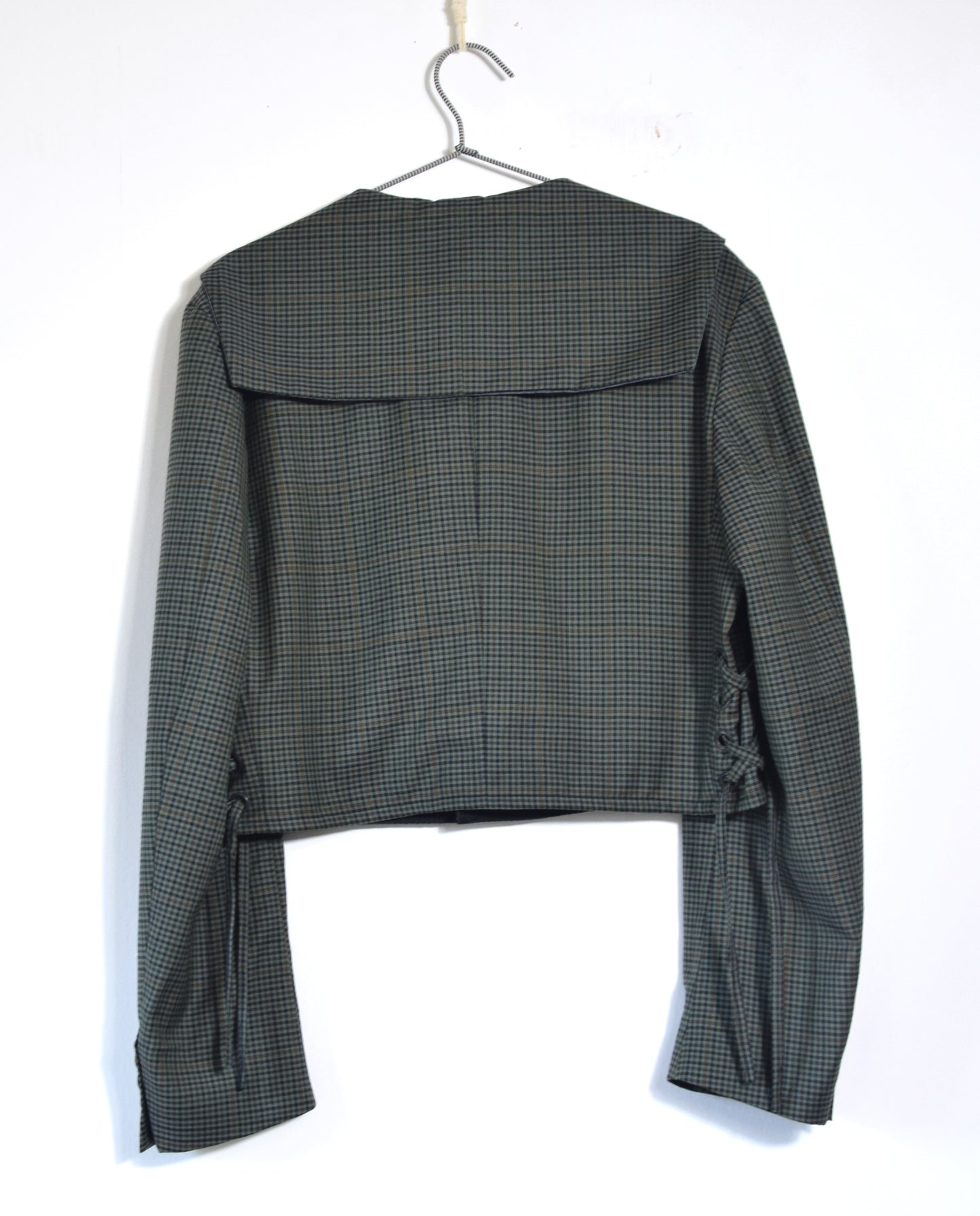 The Dani jacket in checkered green